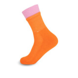 Custom Logo Women Sports Socks Crew Basketball Color Candy Socks Trend Contrast Color Tube Socks Breathable Sweat Absorption Low