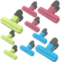 IN STOCK 9 Pack plastic Heavy Seal Grip Large snack food bag sealing clip bag clips for food
