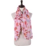 Wholesale high-quality various colors modern silk 90*180cm square printing scarf ladies