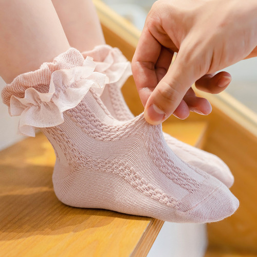 Girls Lace Stockings Korean Princess Dance Socks Children Lace Socks Wholesale