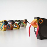 Custom Unique Eco Friendly Recycle Paper Gift Box Pet Bird Seed Food Packaging