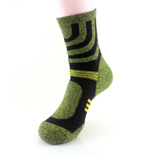 Mens Professional Sport SocksNon-slip Durable Skateboard Towel Bottom Socks Compression Socks