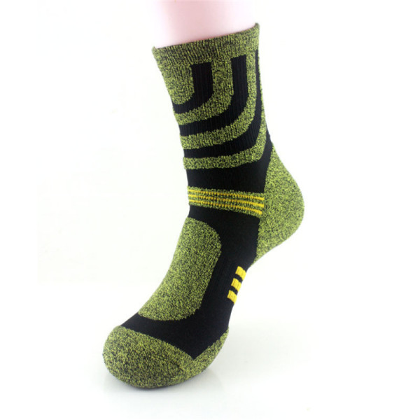 Mens Professional Sport SocksNon-slip Durable Skateboard Towel Bottom Socks Compression Socks