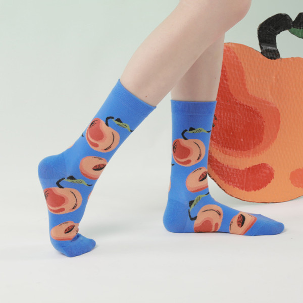 2021 Mens Funky Bakery Novelty Colorful 2021 Mens Funky Bakery Novelty Colorful  Socks Cotton Socks