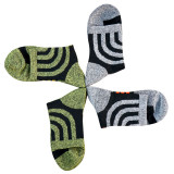 Mens Professional Sport SocksNon-slip Durable Skateboard Towel Bottom Socks Compression Socks