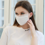Summer trendy maskes fashion thin lace face maskes for women's sexy gift girls maskes women face maskes