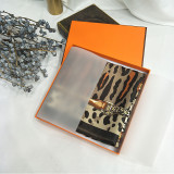 Promotional Custom Double Sided Silk Scarf Shawl Hand Rolled 100% Silk Double Sided Scarf