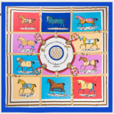 New Style 2021 Spring Summer Lady Sunscreen Square Silk Shawl Women's Quality Printing Silk Scarves Fashion Beach Headscarf
