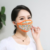 2021 Wholesale Fashion New Flower Kf-94 Cotton Mouth Maskes Reusable Outdoor Dustproof Washable Face Maskes for Women