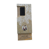 Unique Wholesale Cosmetic Rectangle Cardboard Luxury Wine packaging Drawer Box With PVC Window For Gift Packing