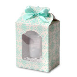 Paper boxes wedding folding candy/gift/underwear/candle packaging boxes with window