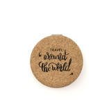 Professional 2021 New Private Pocket Small Cork Makeup Mirror Custom Compact Mirror