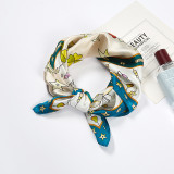 Good Price High Quality Women Neck Silk Square Head Scarf, Ladies 100% Silk Scarf