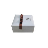 New Design Custom Logo Foldable  Romantics Wedding Ring Gift Box With Ribbon Marry Me Surprise Packing