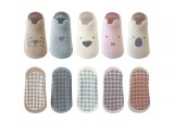 New Baby Socks Summer Thin Mesh Newborn Baby Socks Non-slip Combed Cotton Floral Children's Socks
