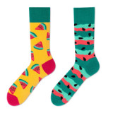 New Creative Personality Men and Women Couple Trendy Socks Fashion Cartoon Trend In Tube Cotton Socks Trendy Brand Men's Socks