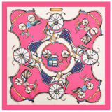 30 Patterns Fashion Scarves For Women Shawl Print Silk Satin Hijab Scarf Female Bandana 70*70cm Luxury Brand Square Shawls Scarf