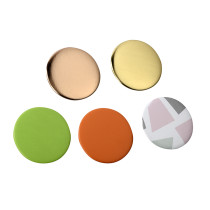 Magnifying Personalized Round Small Mirror Pocket Mirror Cosmetic Mirror