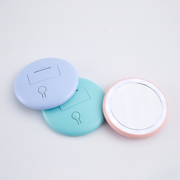 Crazy Hot Selling Led Pocket Compact Mirrors Lighted Miroir Vanity Mirror with Lights