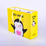 Exquisite handles shipping bag custom logo pajamas clothes packaging paper bags printing gift storage bags