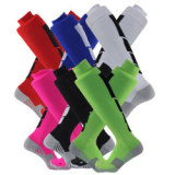 Hot selling non-skid sock Athletic Sports Soccer Running Knee High Tube football socks