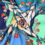 Twill Silk 70cm Spring Festival Horse Ladies Decoration Tied Bag Small Ribbon Square Satin Scarf