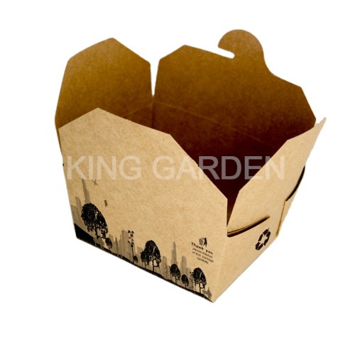 96 oz paper cup wholesale Kraft paper food takeaway box  paper food box