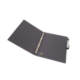 Wholesale supplies a4 size custom hardcover 1 inch 9 o ring binder cloth hard board file folder button logo print with pen