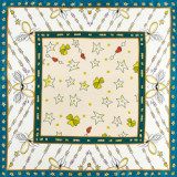 Good Price High Quality Women Neck Silk Square Head Scarf, Ladies 100% Silk Scarf