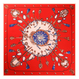 Women spring and autumn twill satin silk beach towel sunscreen shawl summer printed square scarf