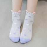 High Quality Girl Child Tube Socks Knitted Organic Cotton Happy Socks