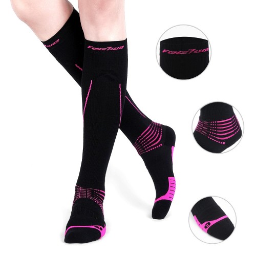 Middle tube unisex socks outdoor sports socks quick-drying adult running pressure socks