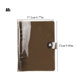 Promotion Of Cheap Transparent Soft Pvc Black Transparent 6-Ring Binder
