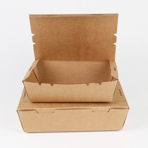 48 oz 1350 ml  kraft cardboard boxes paper meal boxes
