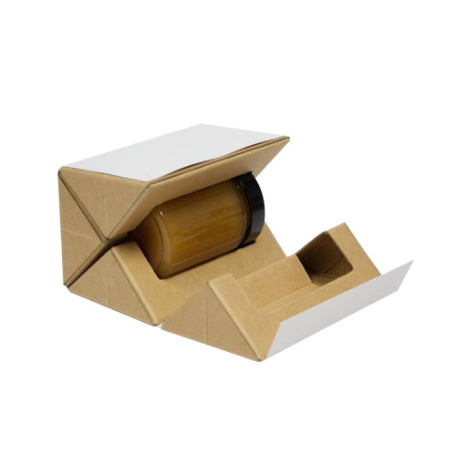 Custom White Luxury Foam Insert Display Packaging Magnetic Rigid Cardboard Paper Honey Gift Box for Bottle