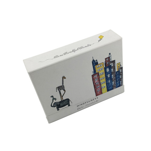 Luxury custom unique design printing muti design Christmas children gift card set packing bo