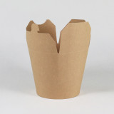 Custom printed disposable 16oz 26oz kraft food packaging takeaway container chinese noodle paper box