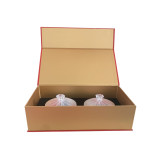 Customized Luxury Flip Top Big Cardboard Paper Magnetic Closure Food Set Gift Box With Insert