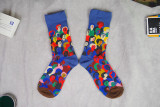 2021 Happy Custom Colorful Jacquard Sox Design Socks Funny Socks Happy Man Socks
