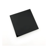 Private Label Customized Logo Small Abs Blackplastic Compact Mirror