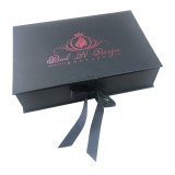 Luxury matte  black box packaging for t shirt