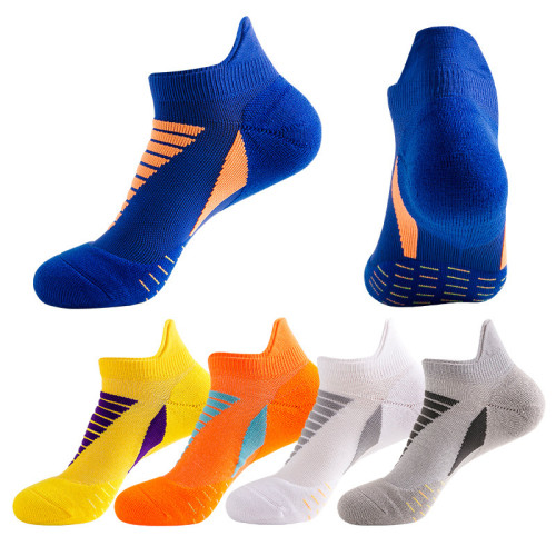 Men And Women Professional Sports Socks Breathable Deodorant Socks Towel Bottom Thick Non-Slip Fitness Short Tube Running Socks