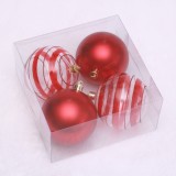 Wholesale ODM customized available Decorated Christmas tree Plastic Ornament Christmas Ball for Indoor Hanging Ornament