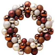 35cm Personalized plastic Christmas Ball ornament chain for decoration