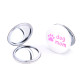 Custom Logo Mini Round Folding Travel Compact Pocket Mirror Portable Pocket Mirror