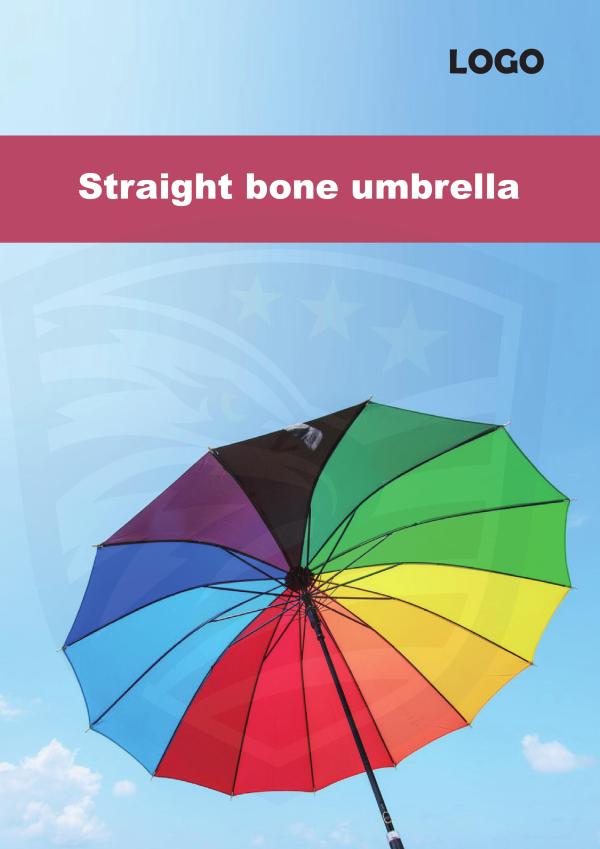 Custom your straight bone umbrella catalogs for free