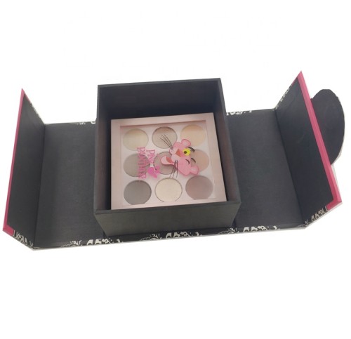 Customized Design Luxury Magnetic Cardboard Cosmetics Double Door Open Paper Rigid Gift Packaging Boxes