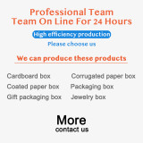 Factory Custom Printing Hot Stamping Rigid Paper Cardboard 2 Piece Scarf Dress Baby Clothes Sets Box