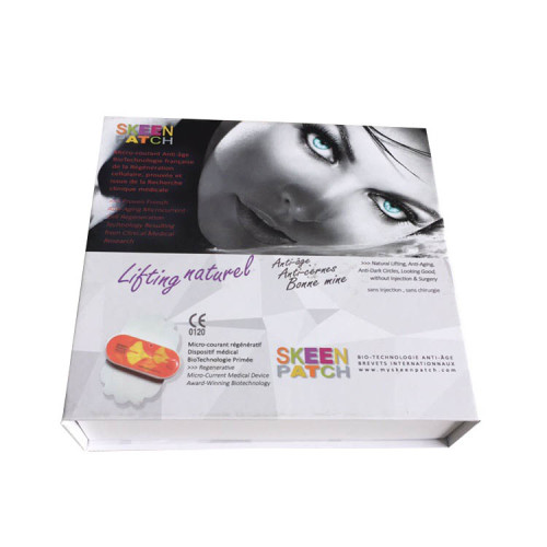 Luxury Custom Pattern and Logo Magnet Book Shape Box With EVA Insert  High-end Gift Boxes