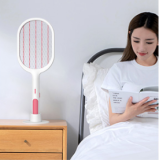 hot sale  USB charging electric mosquito racket Hand held mosquito swatter with base  factory price
